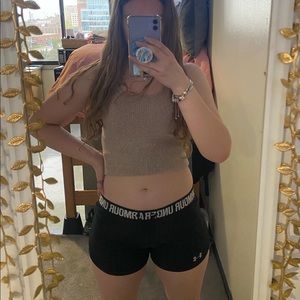 Black Under Armour running shorts